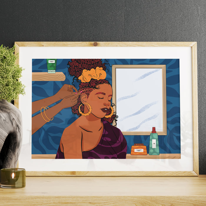 "Tress Relief" Print