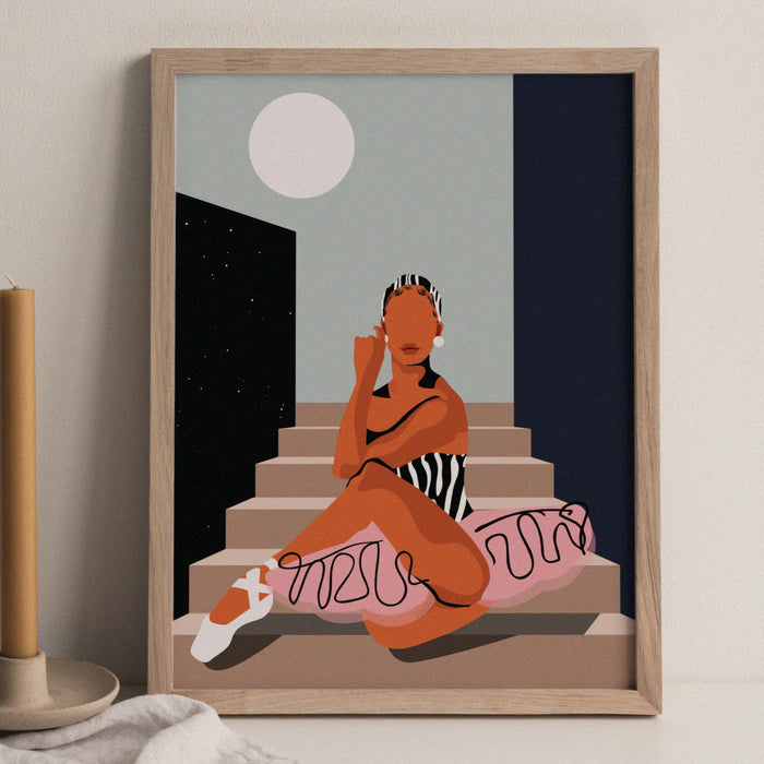 "Ballet Noir" Print - DomoINK