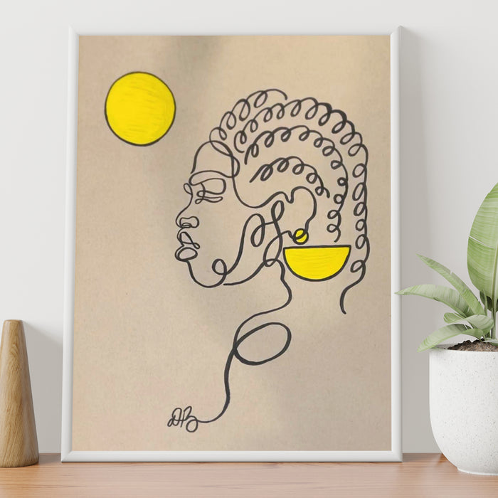 "Rows, No Corn" Original Art Piece - DomoINK