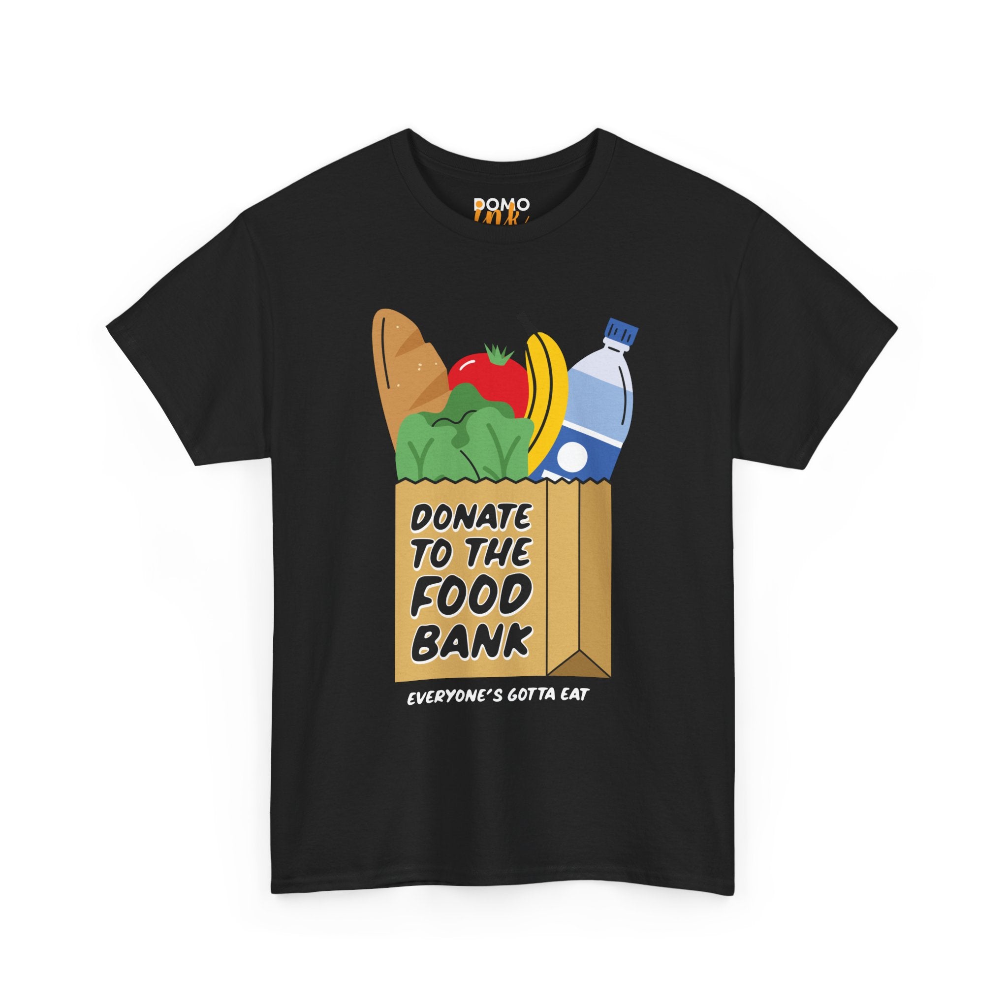 "Donate To The Food Bank" Unisex Cotton Tee