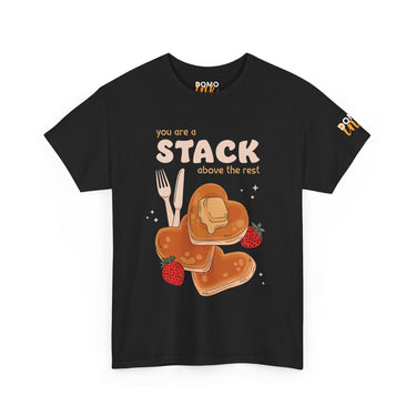 "Stack Above The Rest" Unisex Cotton Tee DomoINK T-Shirt.