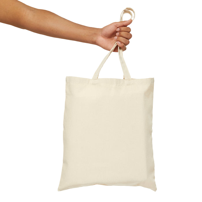 "Happy" Cotton Canvas Tote Bag