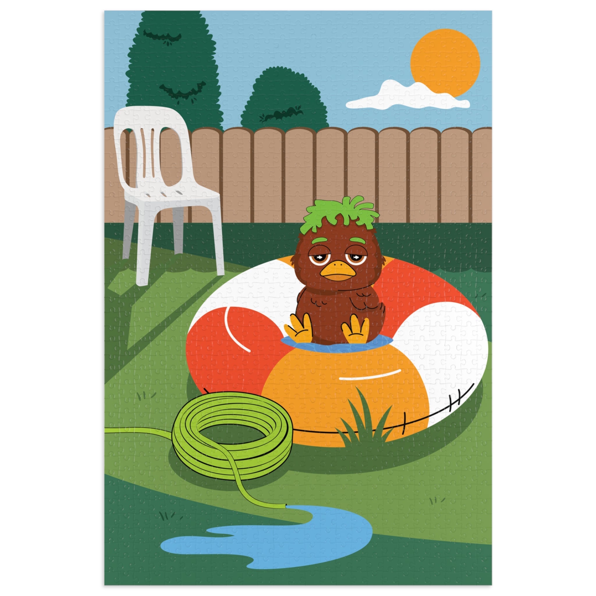 "Bayou The Duck" Jigsaw Puzzle