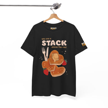 "Stack Above The Rest" Unisex Cotton Tee DomoINK T-Shirt.