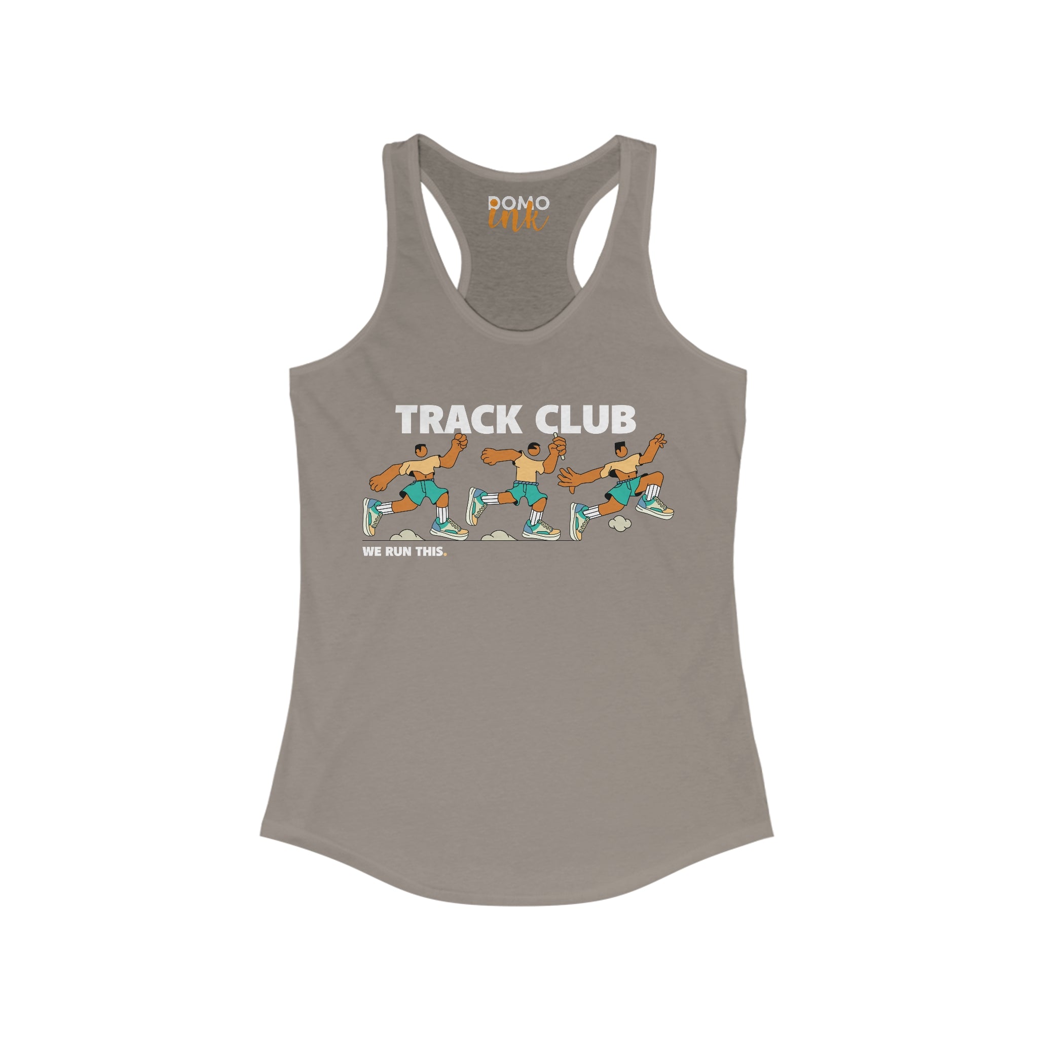 "Track Club" Racerback Tank