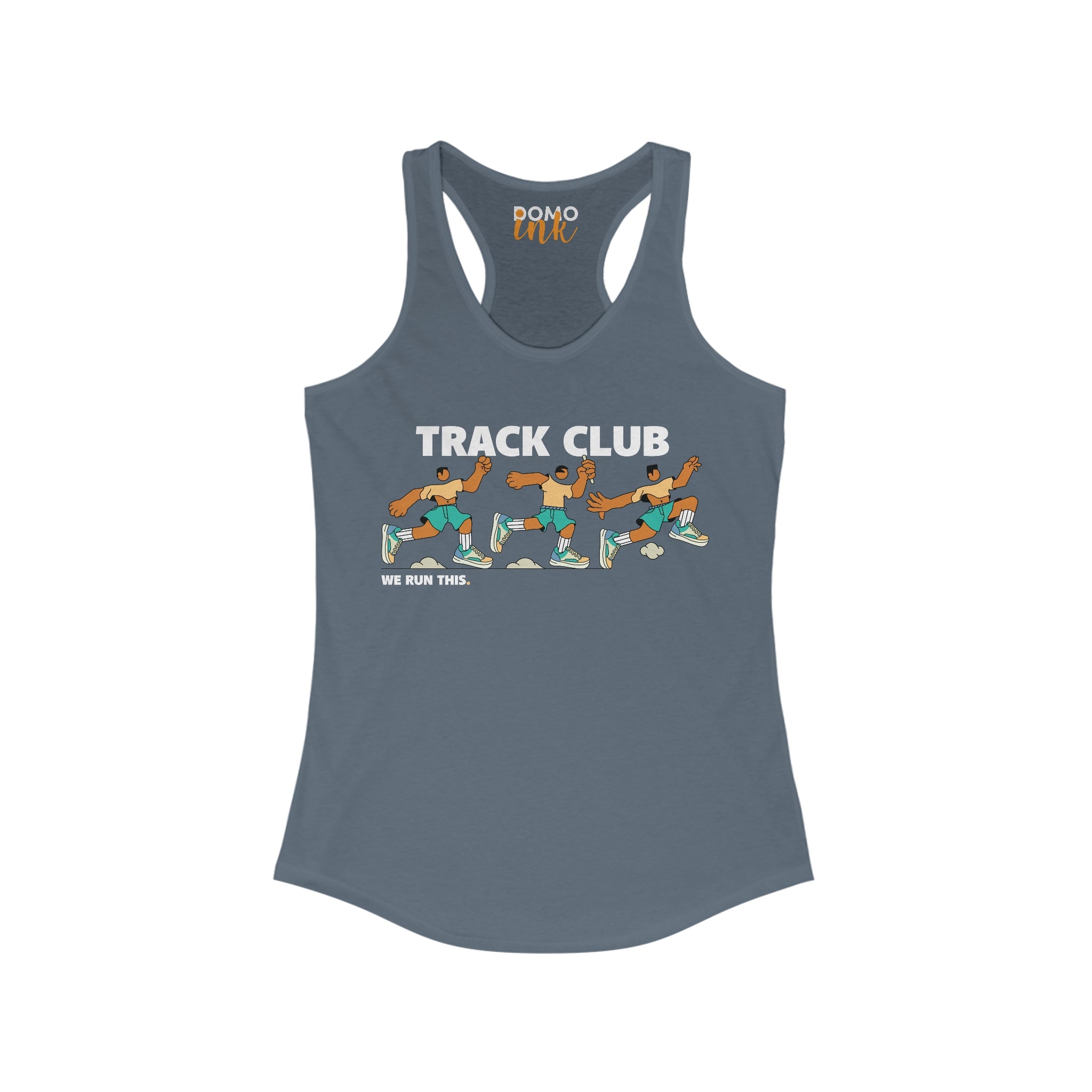 "Track Club" Racerback Tank
