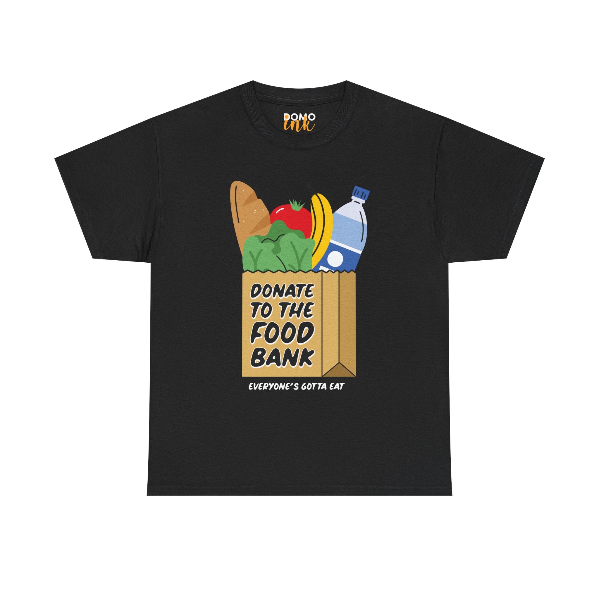 "Donate To The Food Bank" Unisex Cotton Tee