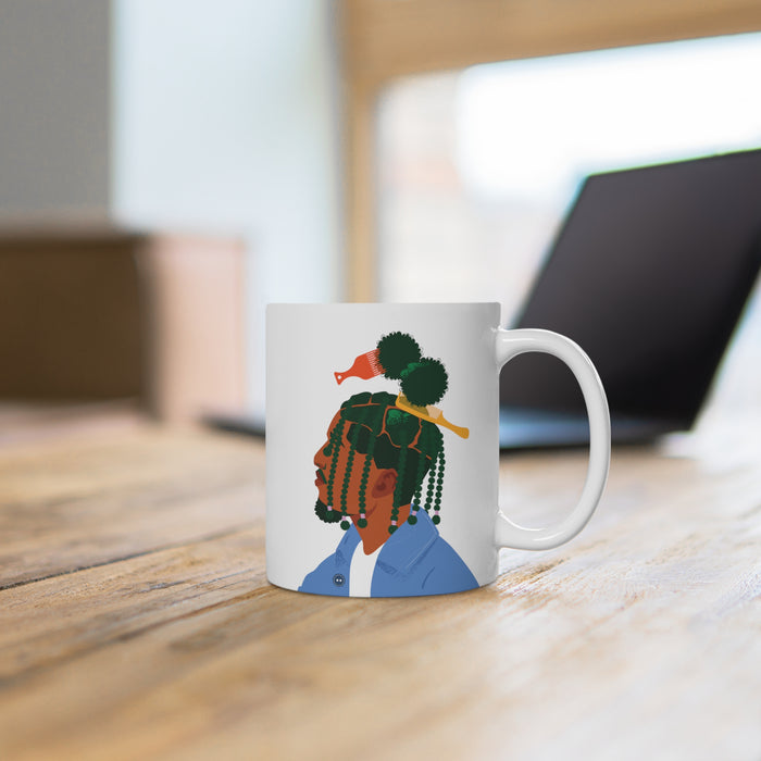 "Box Braids" Ceramic Mug