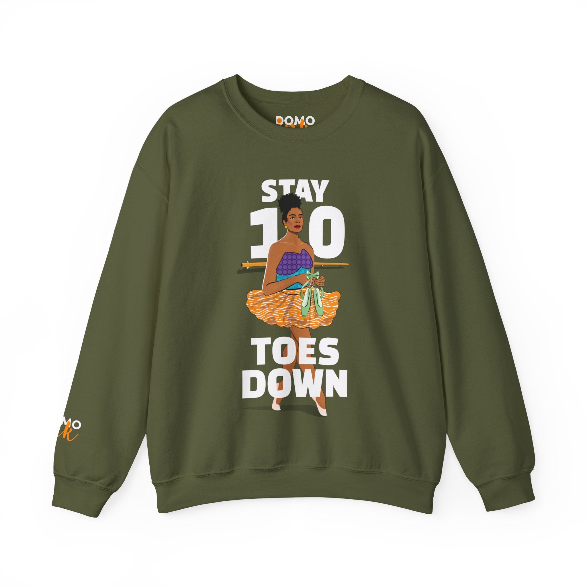 "Stay 10 Toes Down" Unisex Sweatshirt