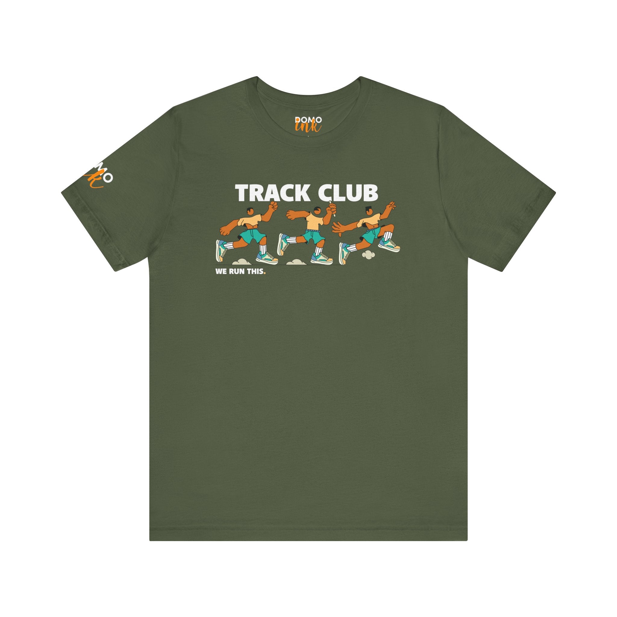 "Track Club" Unisex Tee