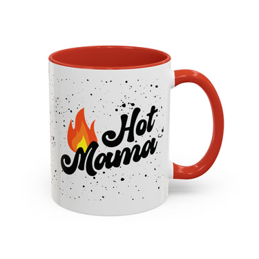 "Hot Mama" Accent Coffee Mug DomoINK Mug.
