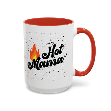 "Hot Mama" Accent Coffee Mug DomoINK Mug.
