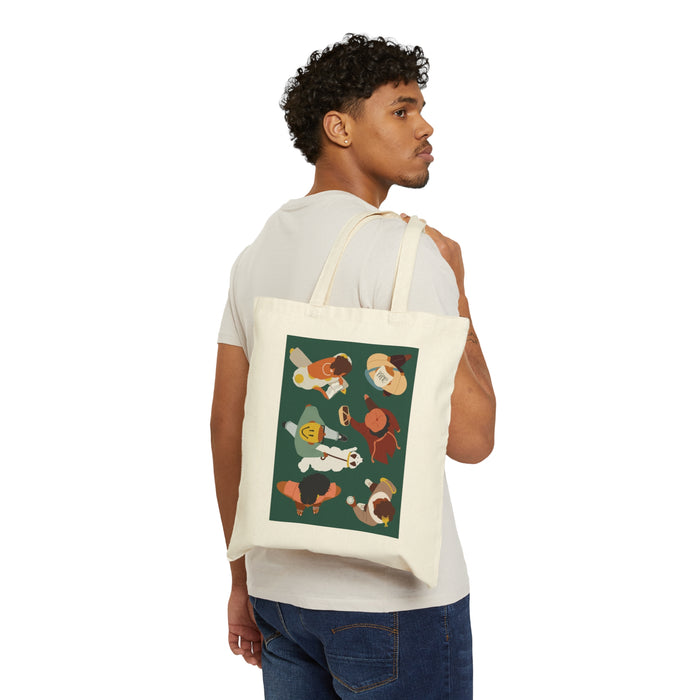 "Crosswalk" Cotton Canvas Tote Bag