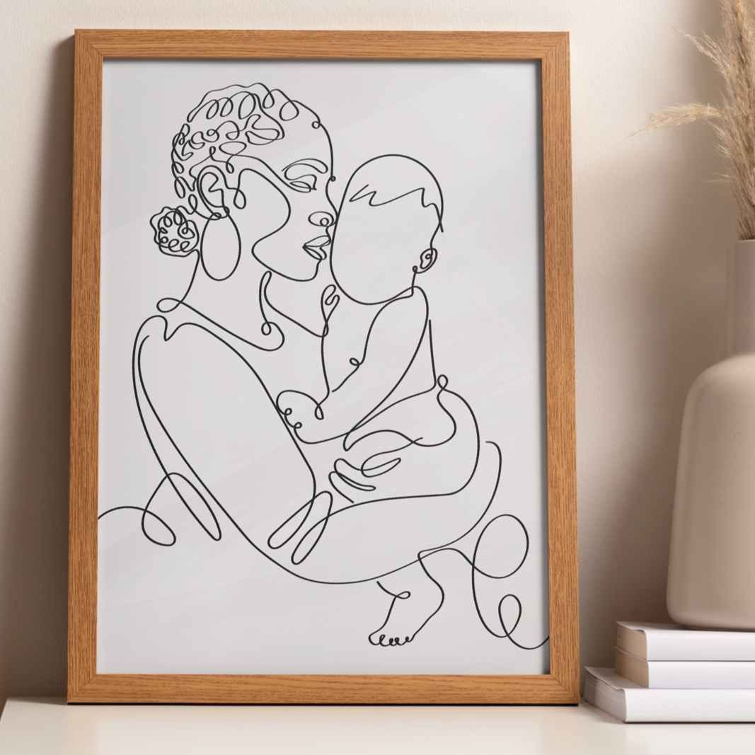 "Soulful Embrace" Art Print