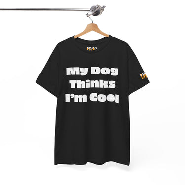 "My Dog Thinks I'm Cool" Unisex Cotton Tee DomoINK T-Shirt.