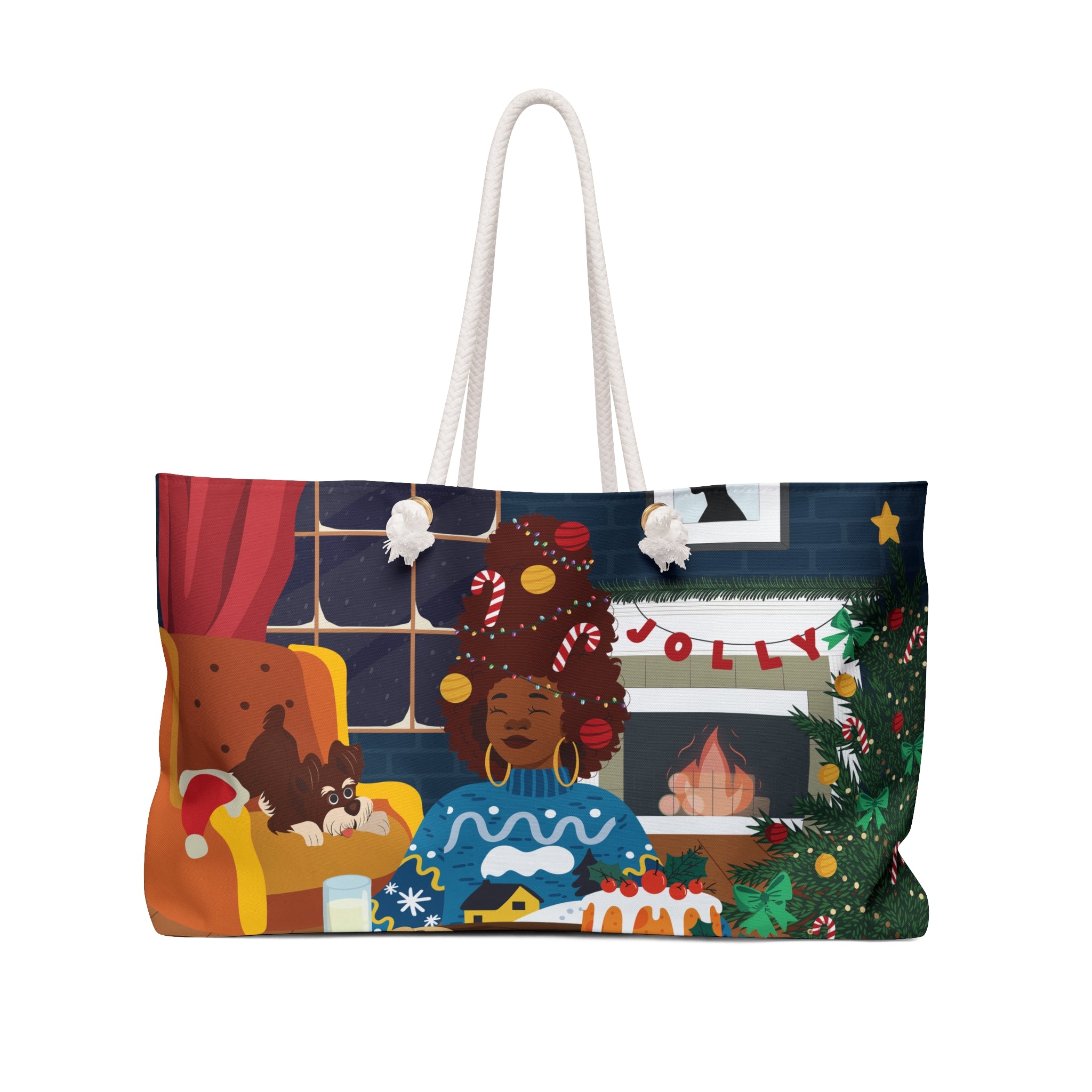 "Let It Snow" Weekender Bag