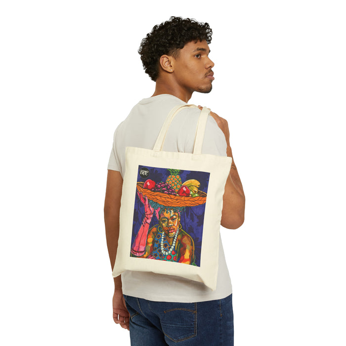 "Blacker The Berry" Cotton Canvas Tote Bag