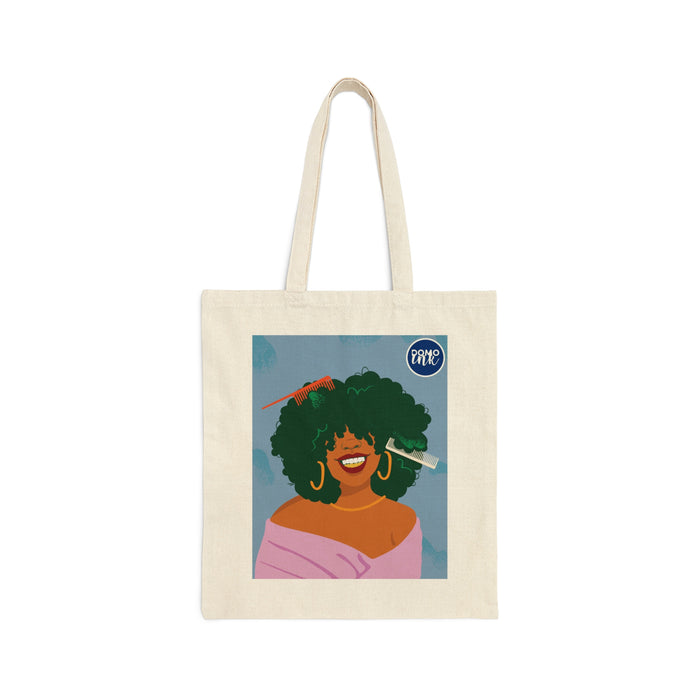 "Gold Teeth Shawty" Cotton Canvas Tote Bag