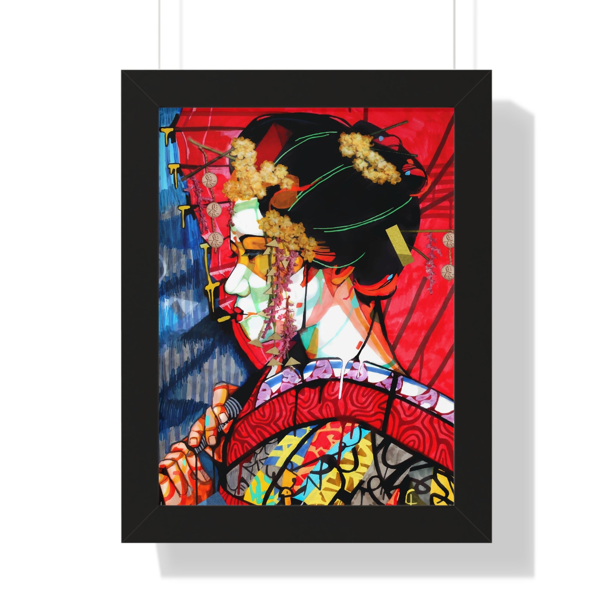 "Geisha" Framed Art Print