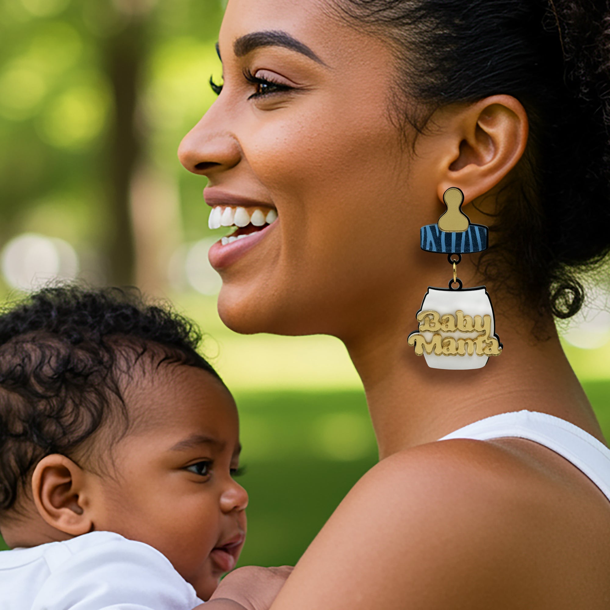 "Baby Mama" Earrings