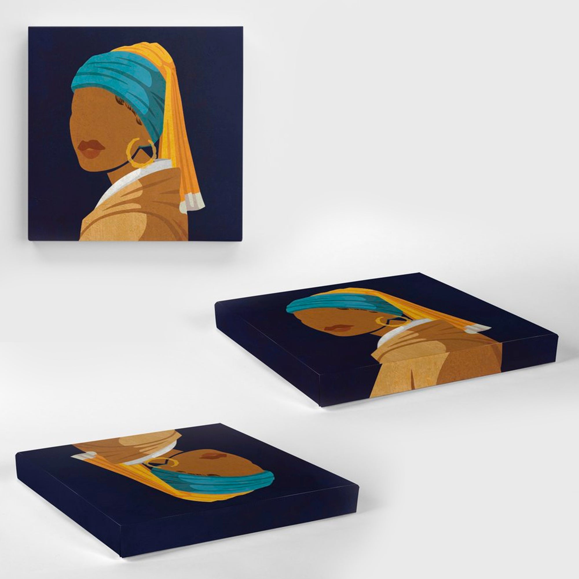"Girl With the Bamboo Earring" Print - DomoINK