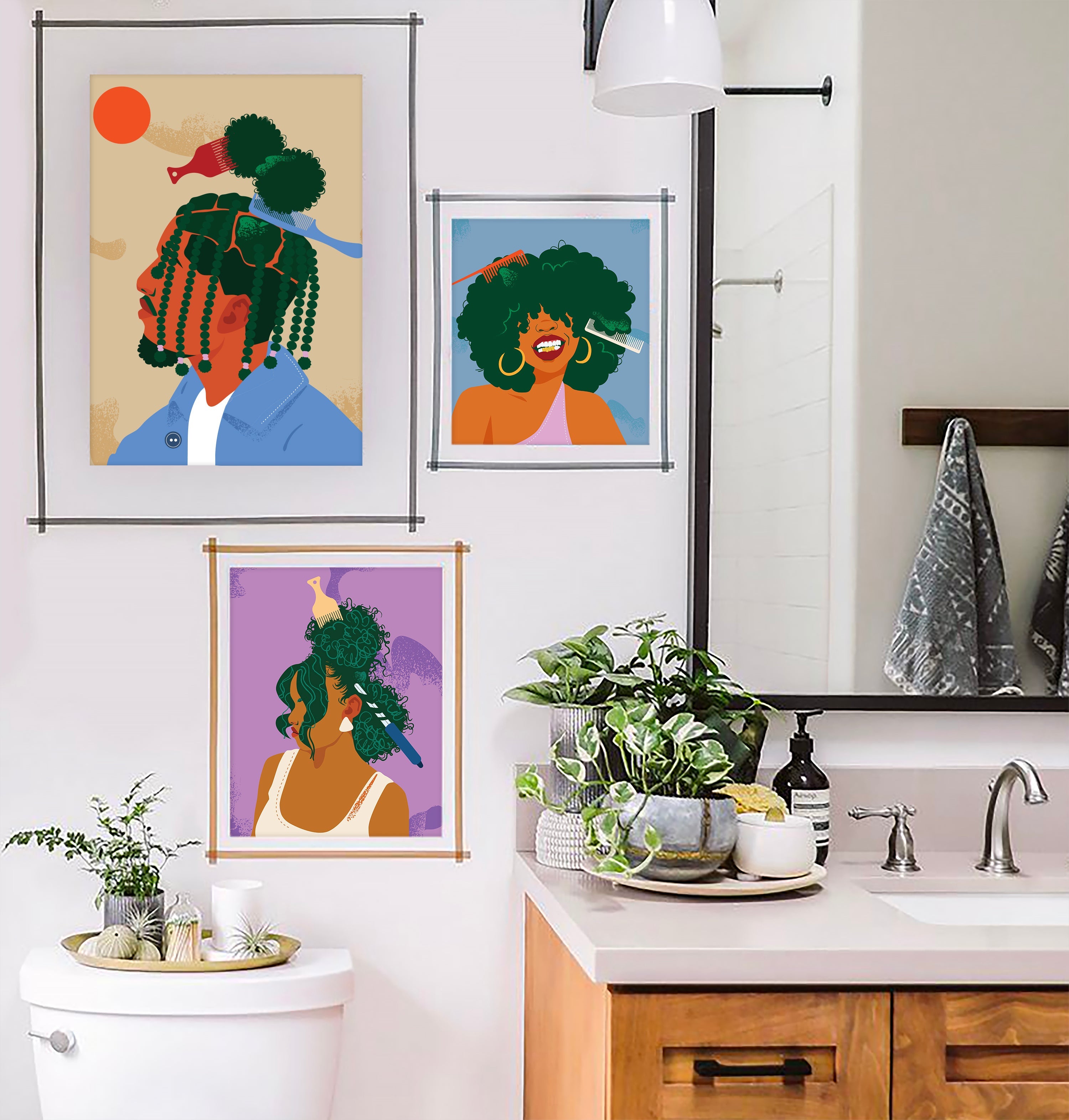 "The Updo" Print DomoINK .