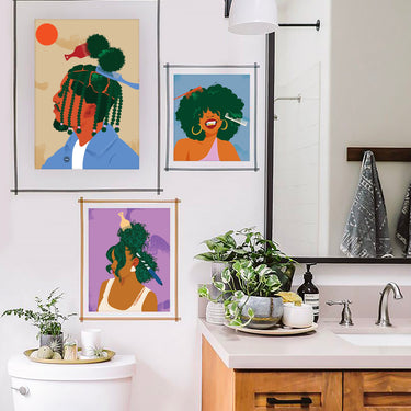 "The Updo" Print DomoINK .