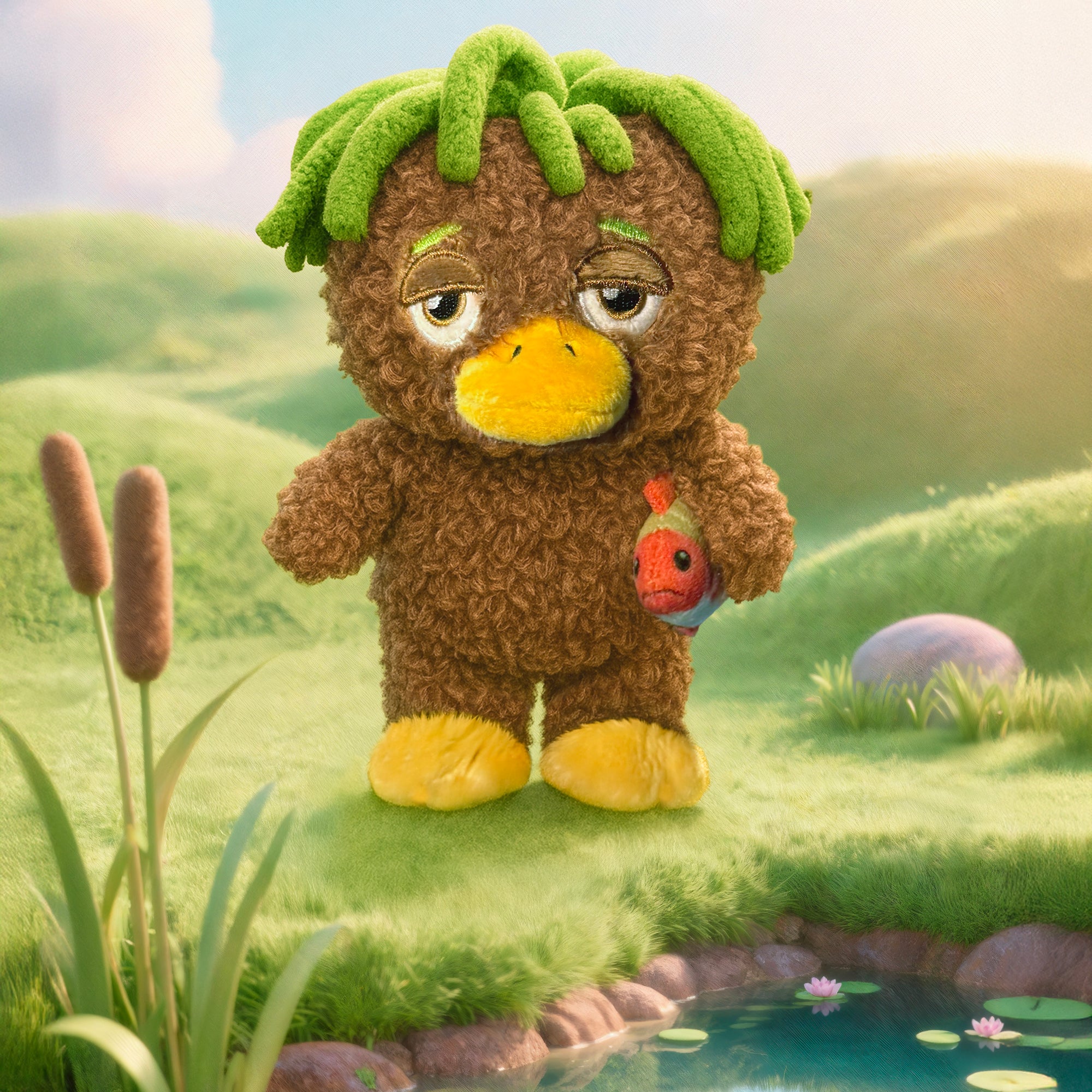 "Bayou" Plush Keychain