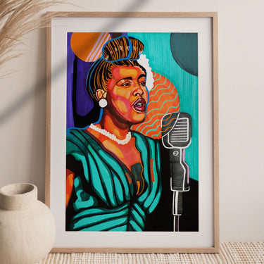 "Lady of Jazz" Print - DomoINK
