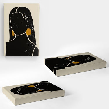 "Black Hair No. 3" Print DomoINK .