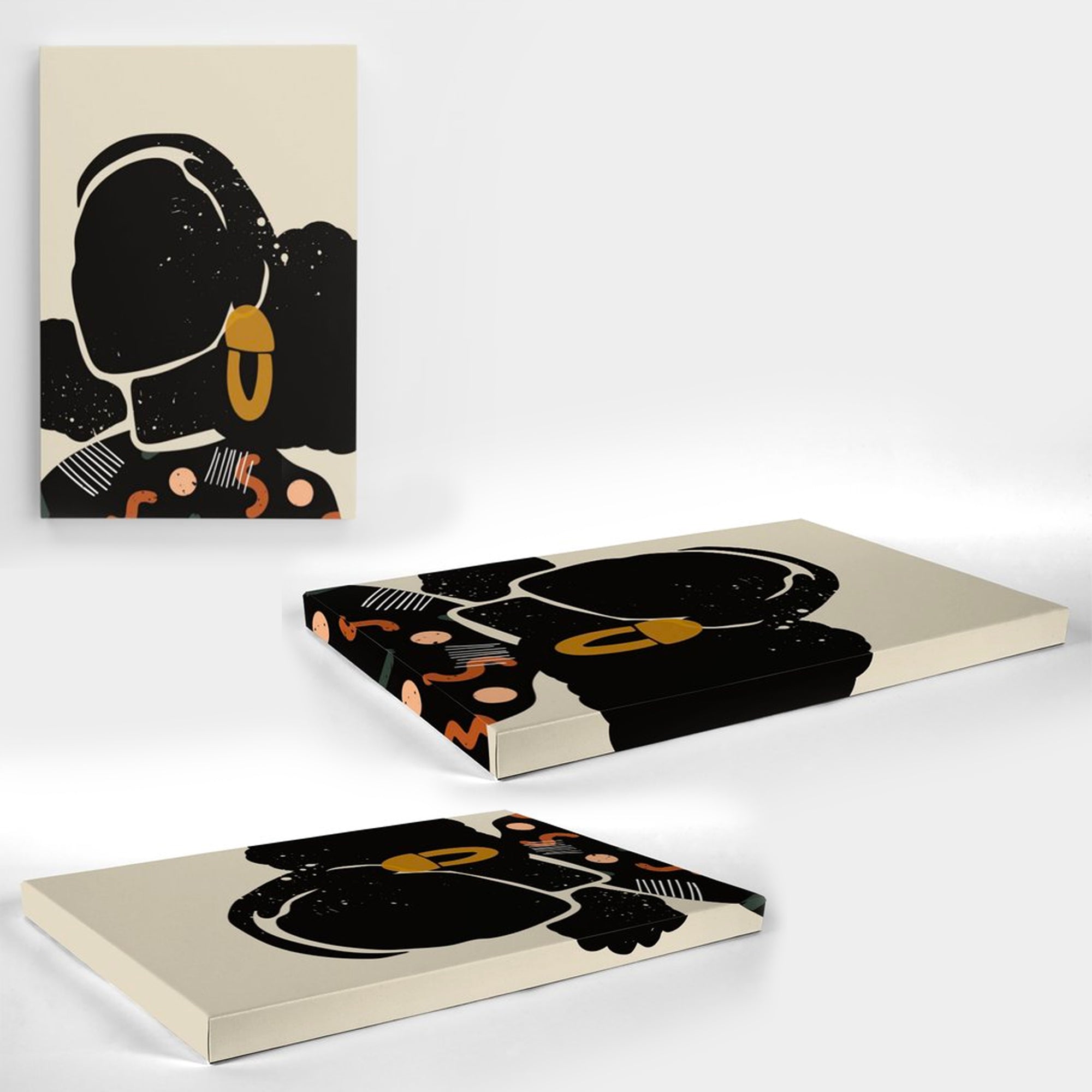 "Black Hair No. 4" Print - DomoINK