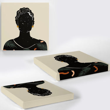 "Black Hair No. 5" Print DomoINK .