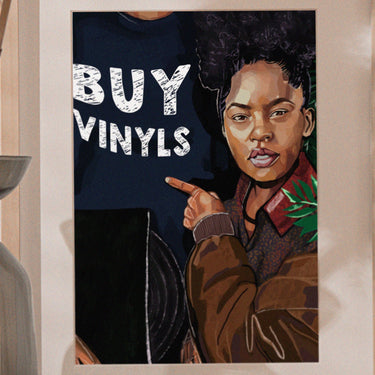 "Buy Vinyls" Print DomoINK .