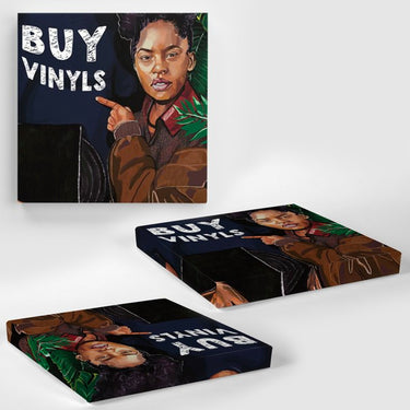 "Buy Vinyls" Print DomoINK .