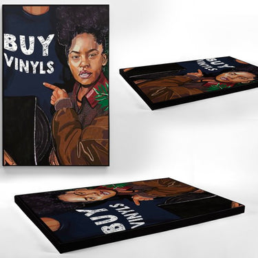 "Buy Vinyls" Print DomoINK .