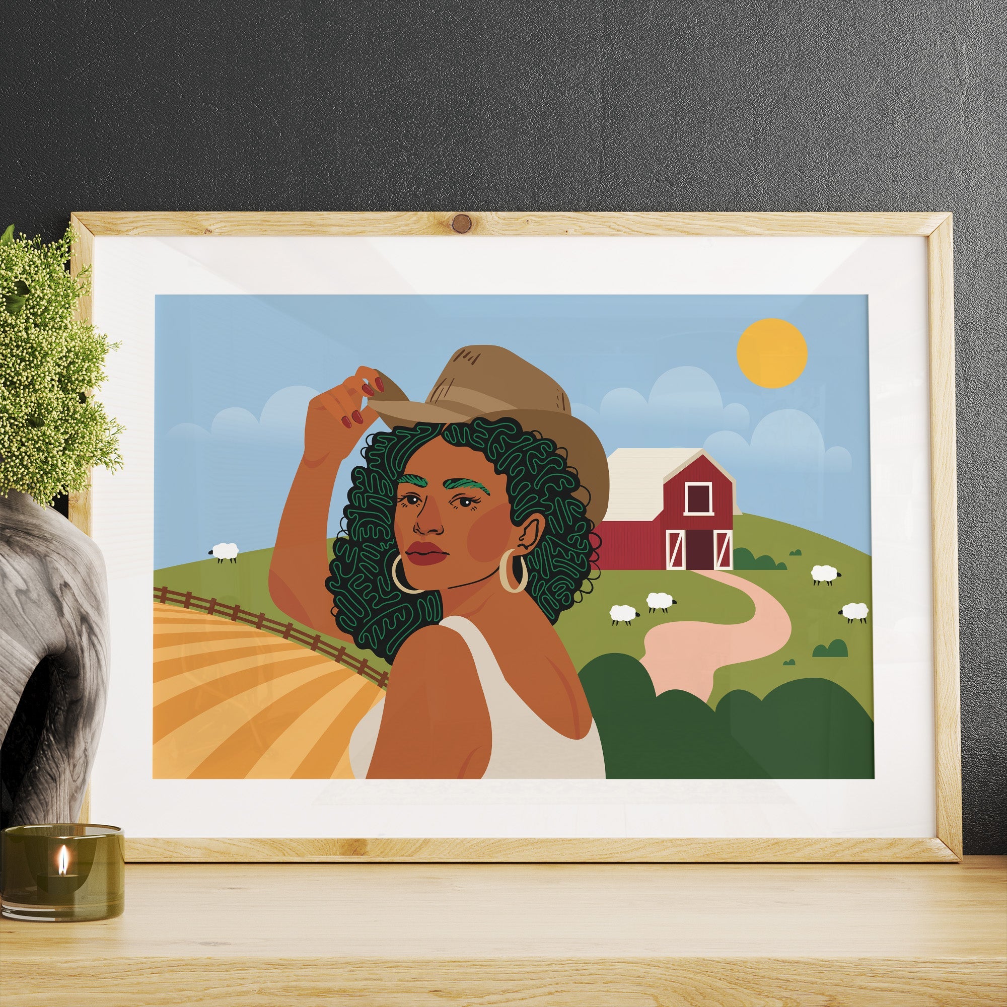 "Cowgirl" Print DomoINK .
