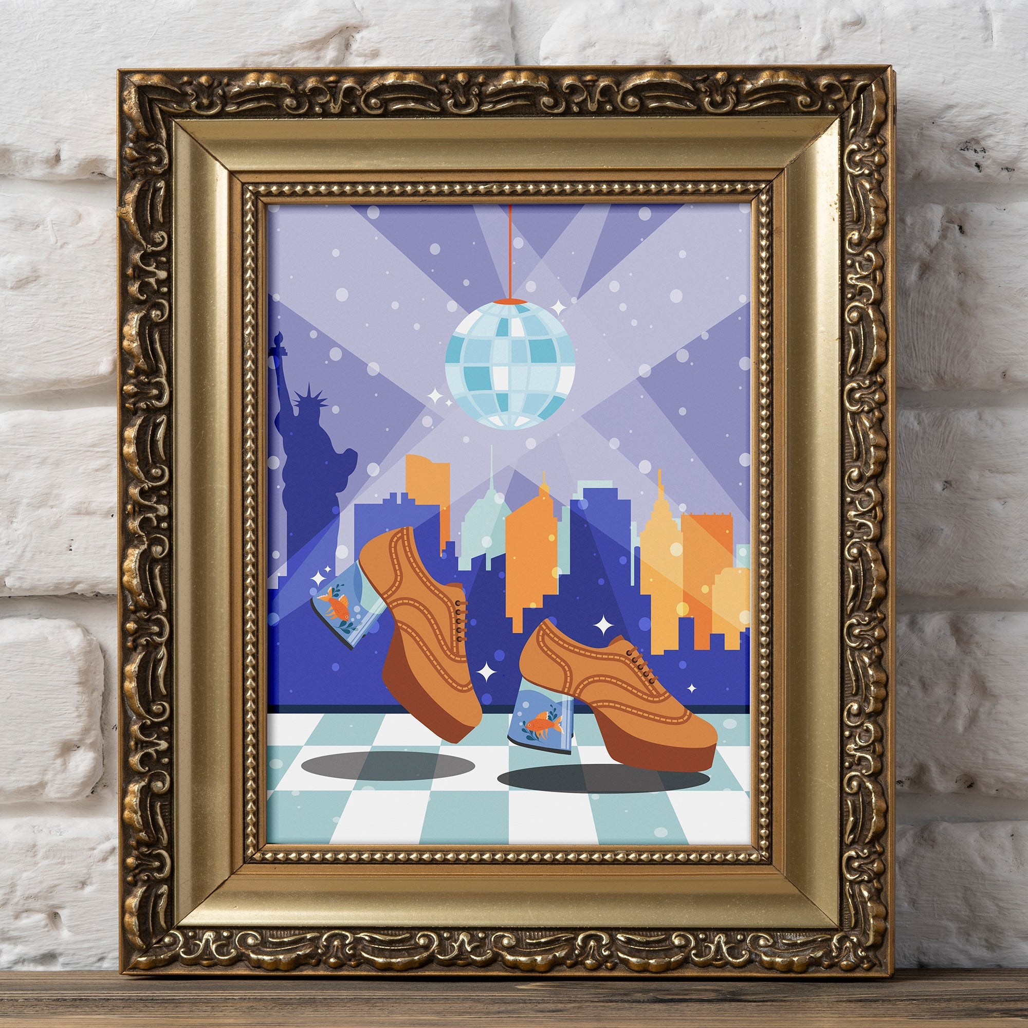 "Disco Dancing" Print DomoINK .