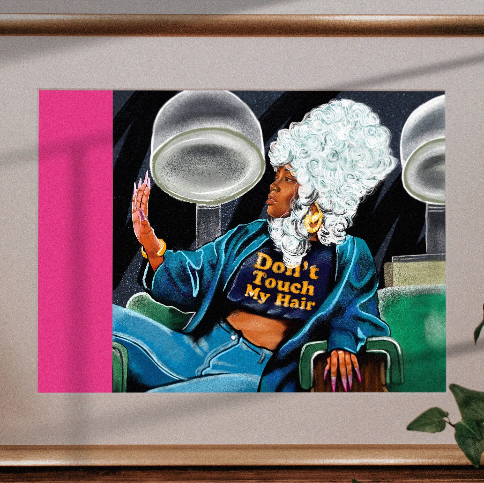 "Don't Touch My Hair" Print - DomoINK