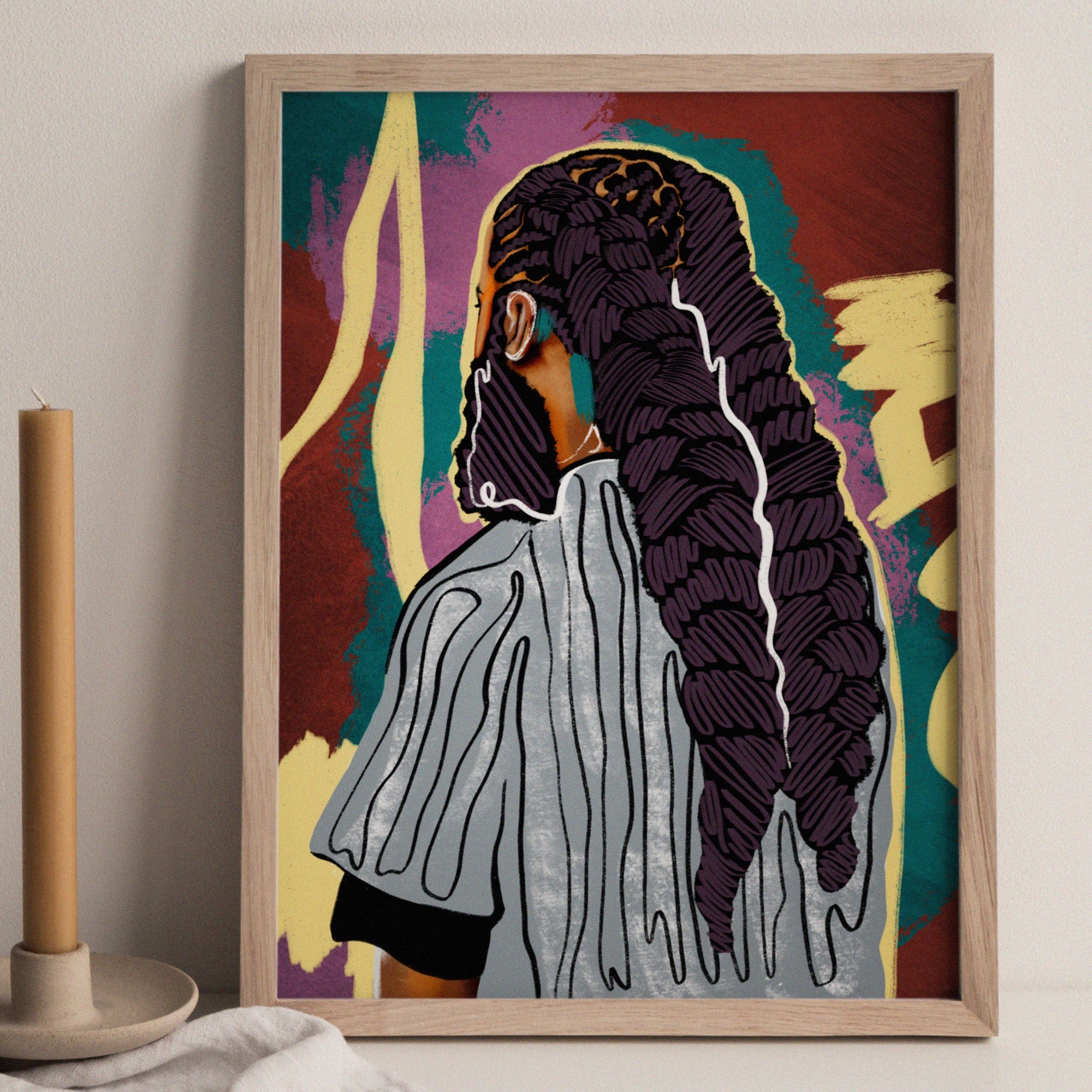 "Rockin' The Locs" Print - DomoINK