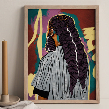 "Rockin' The Locs" Print - DomoINK
