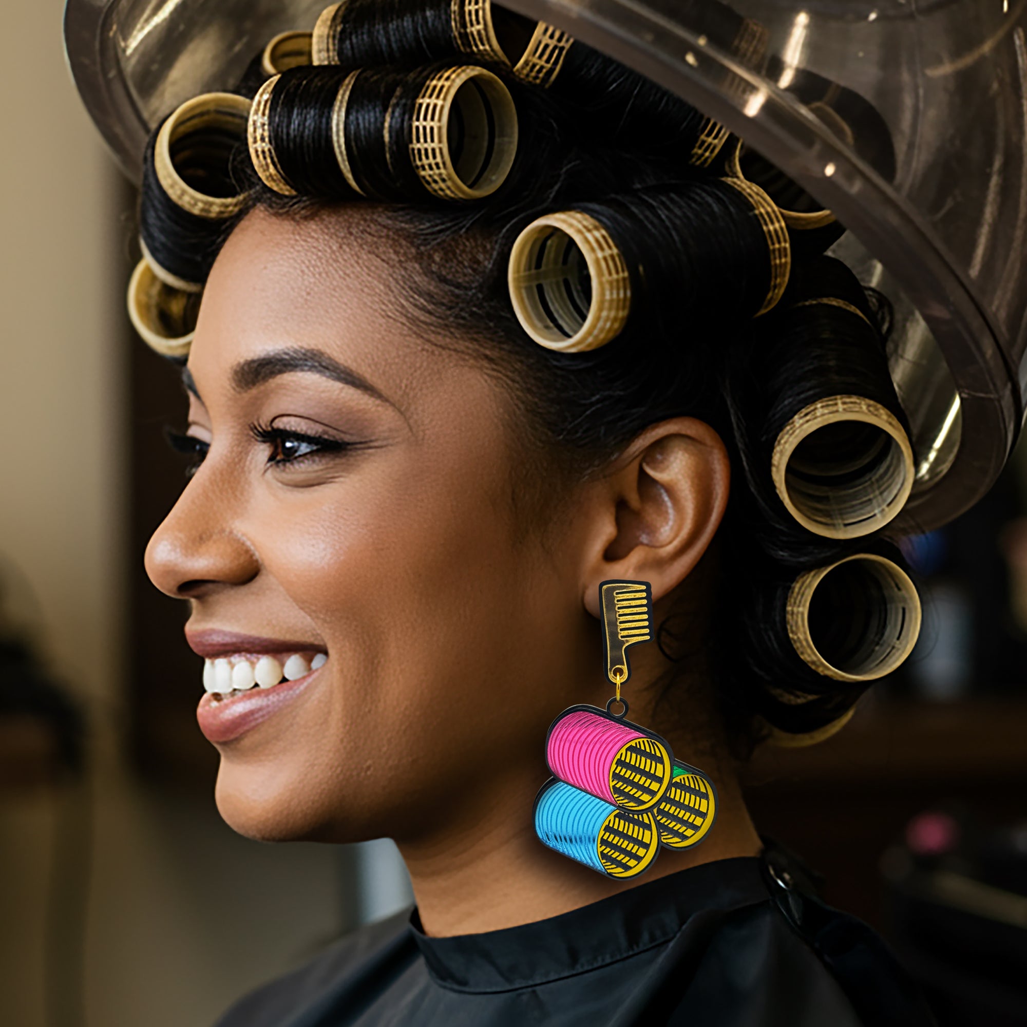 "Press N' Curl" Earrings