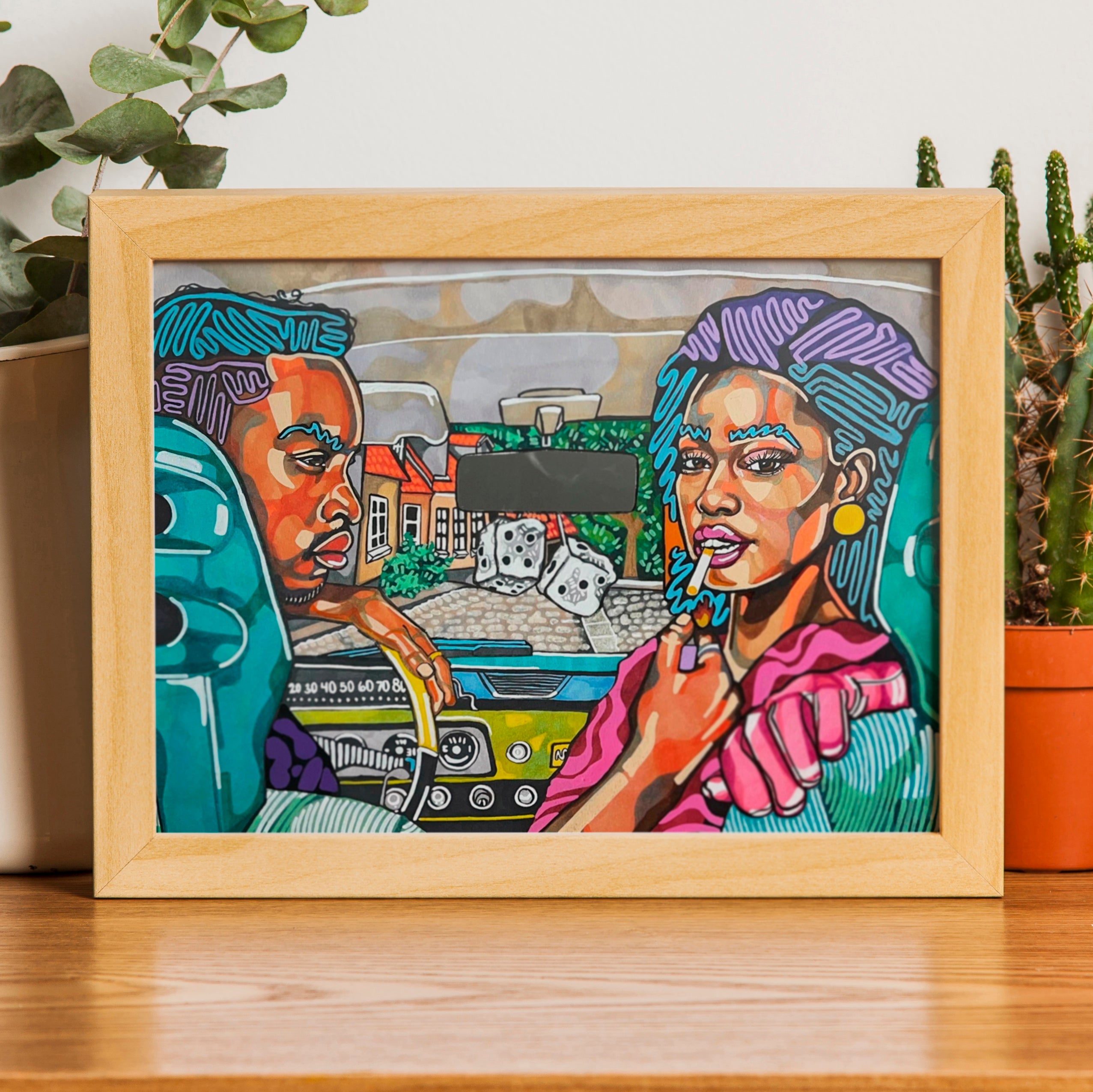 "My Hooptie" Print - DomoINK