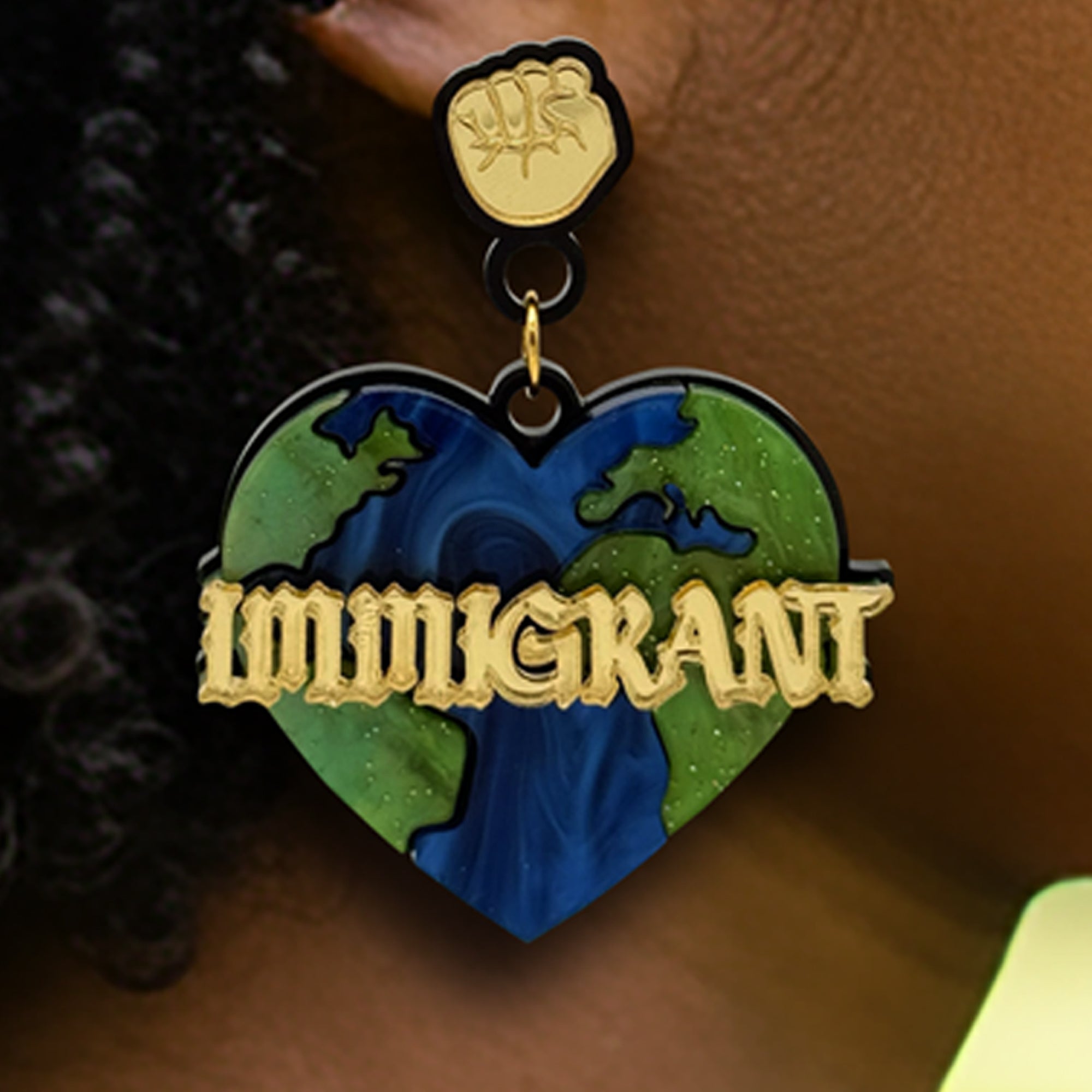 "Immigrant" Earrings