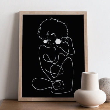 "Matisse Noir No. 2" Print DomoINK .