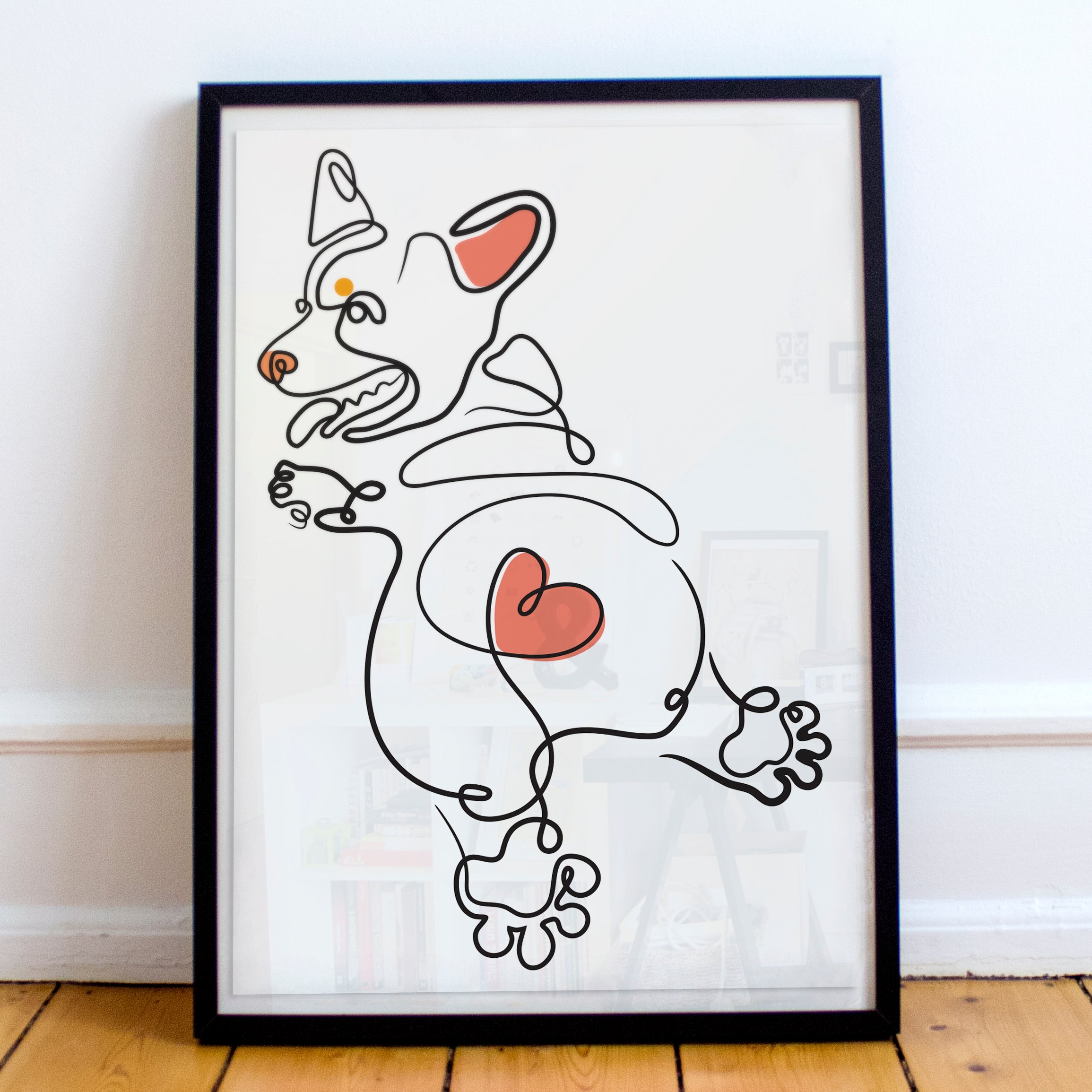 "Corgi Butt" Print DomoINK .