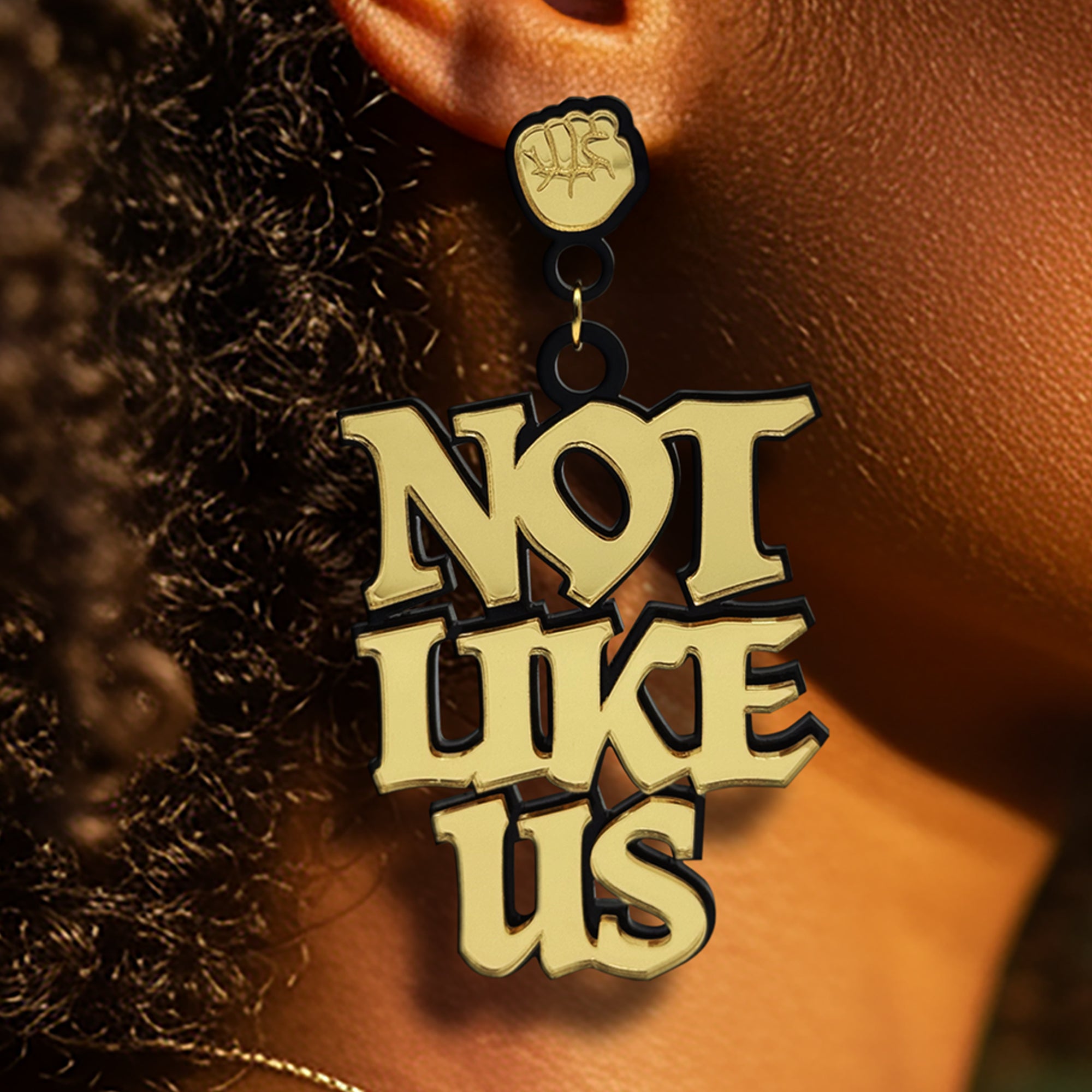 "Not Like Us" Earrings