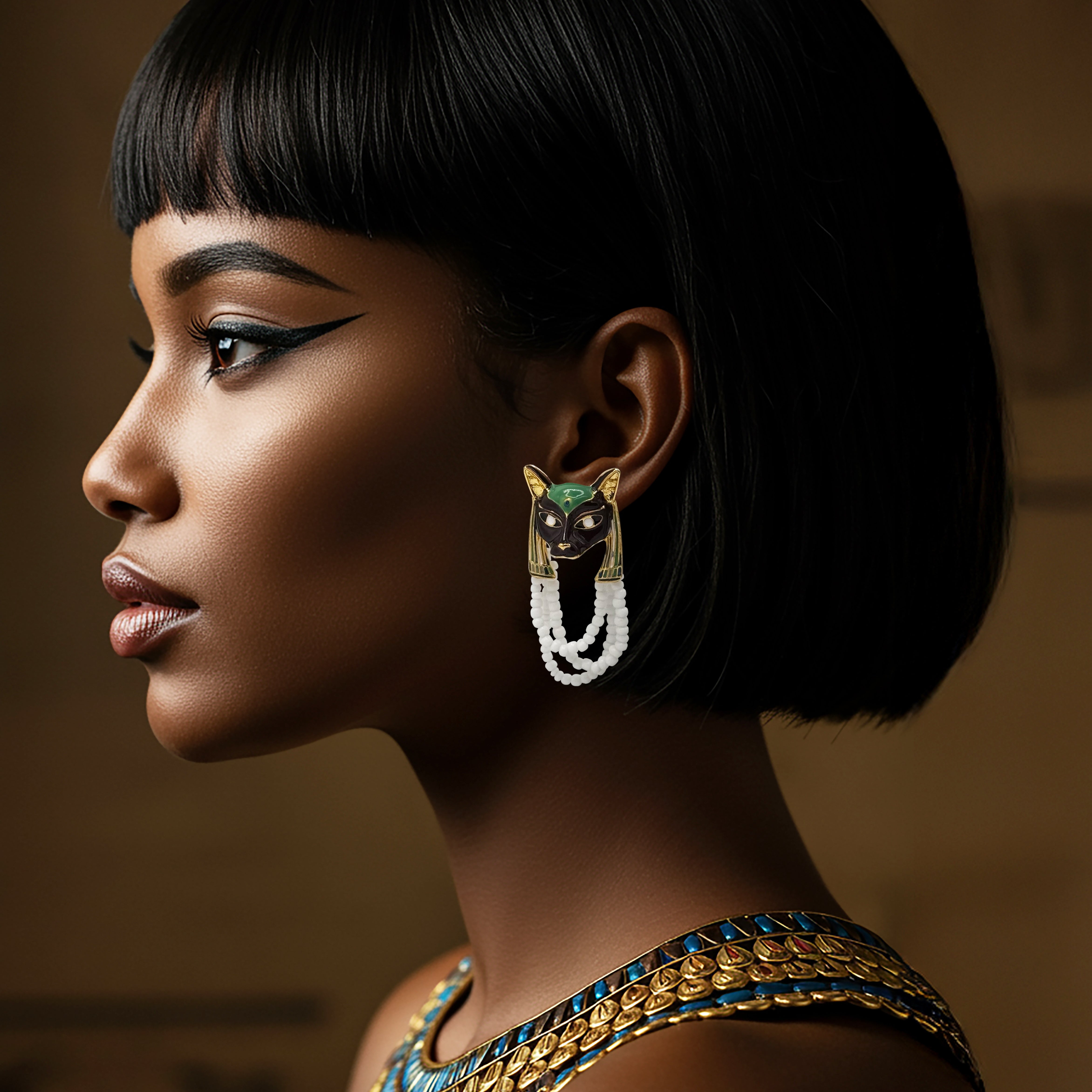 "Pharaoh's Guard" Earrings