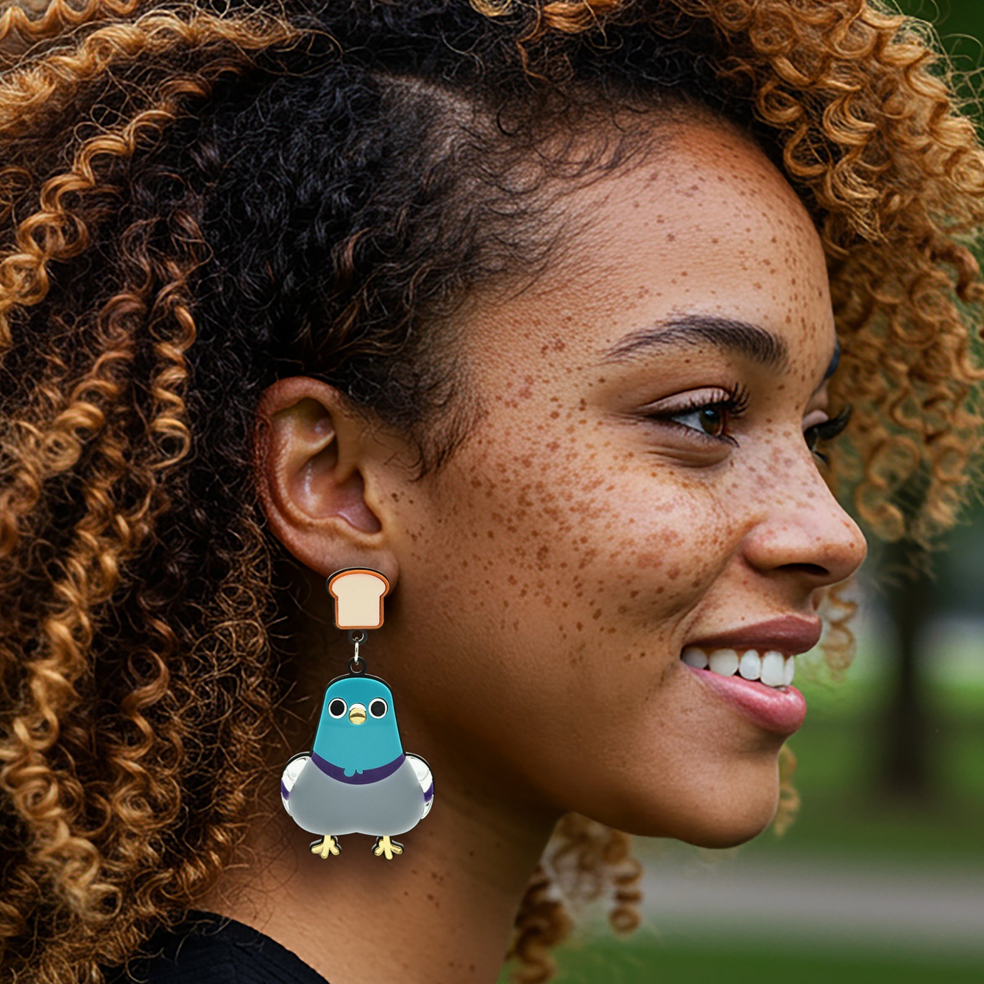 "Pigeon Toed" Earrings