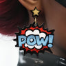 "Pow!" Earrings DomoINK .