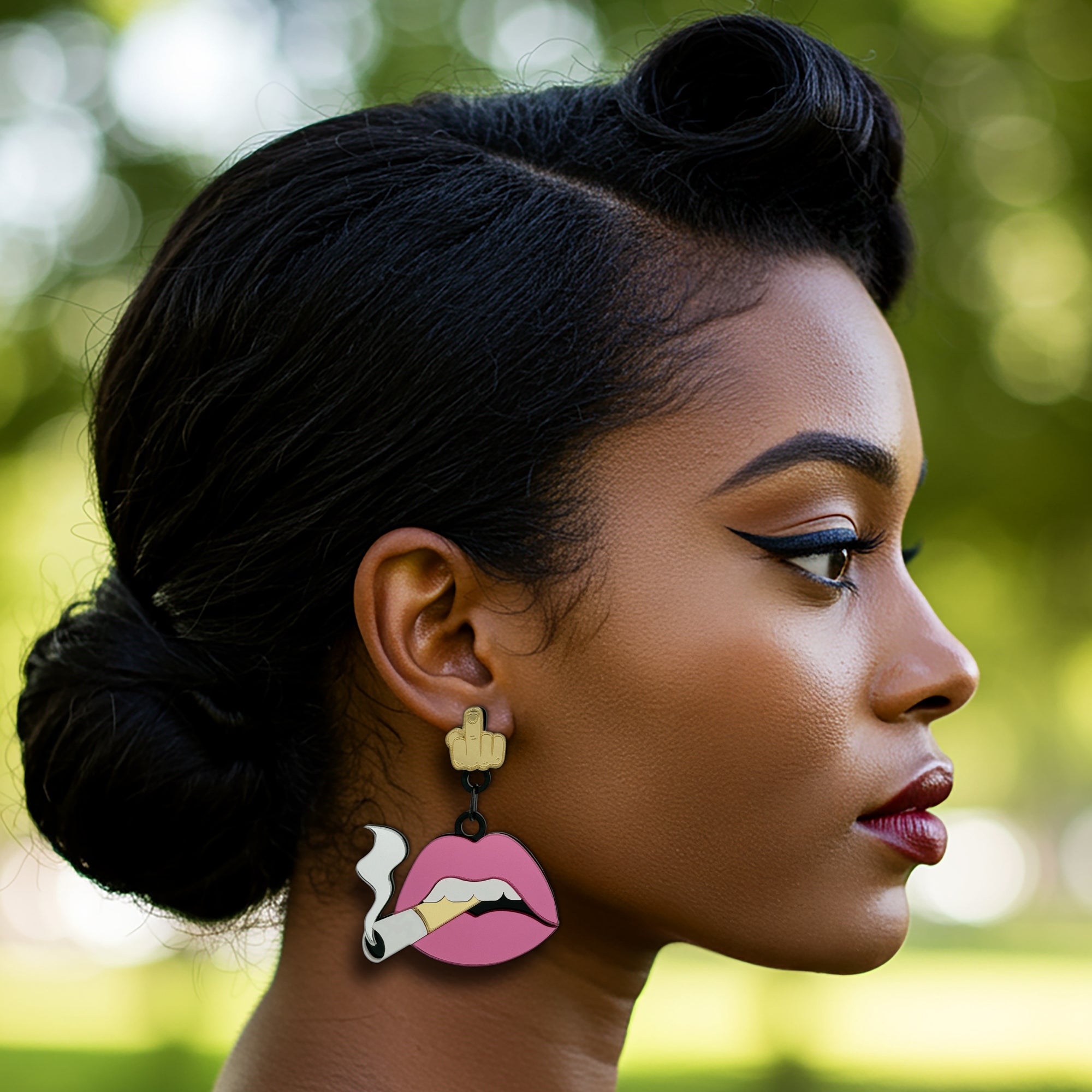 "Smoke & Mirrors" Earrings